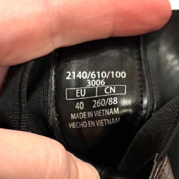 LIKE NEW ZARA SIZE 40 M CHOCOLATE BROWN CHUNKY LUG HIGH ANKLE BOOT - Picture 7 of 8